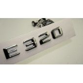 E320 Bagaj Krom Metal 3M 3D Yazı Logo - 1