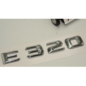 E320 Bagaj Krom Metal 3M 3D Yazı Logo - 3