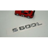 S600L Bagaj Krom Metal 3M 3D Yazı Logo thumbnail 2