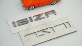 Seat İbiza 98-2010 Yeni Nesil Bagaj Krom ABS 3M 3D Yazı Logo Ambl thumbnail 7