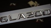 GLA200 Bagaj Krom Metal 3M 3D Yazı Logo - 1