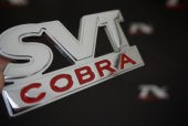 Ford Mustang Shelby SVT Cobra Bagaj Krom Metal 3M 3D Logo Amblem thumbnail 1