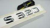 S 320 Krom Renk ABS 3M Bagaj Yazı Logo - 1
