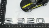 S 320 Krom Renk ABS 3M Bagaj Yazı Logo - 6
