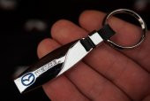 Mazda Logo Su Damlası Model Stil Deri Metal Anahtarlık thumbnail 1