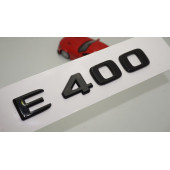E 400 Bagaj Parlak Siyah ABS 3M 3D Yazı Logo - 1