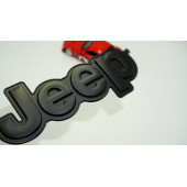 DK Jeep Kaput Bagaj 3M 3D Yeni Nesil Siyah Metal Logo Amblem Arma - 1