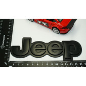 DK Jeep Kaput Bagaj 3M 3D Yeni Nesil Siyah Metal Logo Amblem Arma - 5