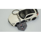 DK Ford Mustang Shelby GT Koşan At Logo Krom Metal Anahtarlık - 4
