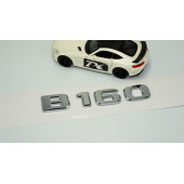 DK Benz B160 Bagaj Krom ABS 3M 3D Yazı Logo - 2
