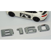 DK Benz B160 Bagaj Krom ABS 3M 3D Yazı Logo - 3