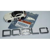 Fiat Doblo Yeni Nesil Bagaj Krom ABS 3M 3D Yazı Logo Amblem - 5