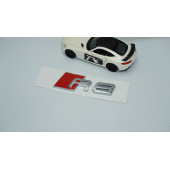 DK Tuning R8 Bagaj Krom ABS Yazı Logo Amblem Audi İle Uyumlu - 2
