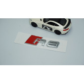 DK Tuning R8 Bagaj Krom ABS Yazı Logo Amblem Audi İle Uyumlu - 3