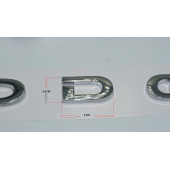 DK Tuning Dodge Bagaj Krom Metal 3M 3D Yazı Logo Amblem thumbnail 2