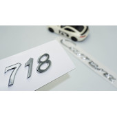 DK Tuning Porsche 718 Carrera Bagaj 3M 3D ABS Yazı Logo Amblem Seti - 1