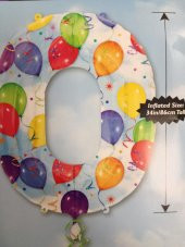 RAKAM BALON FOLYO 0 BALONLU 86CM (DÜ 45TL) - 1