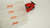 Jeep Logo Kapı Kenarı Koruma Şeffaf Kauçuk 3M Band New Style - 1