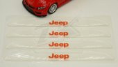 Jeep Logo Kapı Kenarı Koruma Şeffaf Kauçuk 3M Band New Style - 3