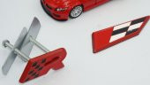 Seat R Cupra Leon İbiza Altea Ön Panjur Ve Bagaj Krom Metal 3M 3D - 4