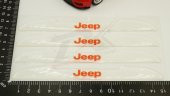 Jeep Logo Kapı Kenarı Koruma Şeffaf Kauçuk 3M Band New Style - 7