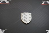 Porsche Logo Kaput Body 3M Gold Metal Logo Amblem Arma - 5