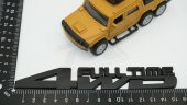 Off Road 4WD Full Time Whell Drive Bagaj 3M 3D Krom Metal Yazı Lo - 6