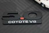 Ford Mustang 5.0 Coyote V8 Bagaj İkiz Turbo Amblem - 3