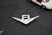 V8 3M 3D Bagaj Siyah Metal Yazı Logo - 4