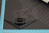 V8 3M 3D Bagaj Siyah Metal Yazı Logo - 5
