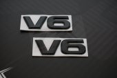 Mercedes Benz AMG V6 3M 3D Çamurluk Yanı Metal Yazı Logo thumbnail 3