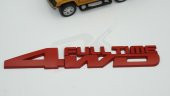 Off Road 4WD Full Time Whell Drive Bagaj 3M 3D Krom Metal Yazı Lo - 4