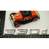 Bmw 330d Bagaj Krom Metal 3M 3D Yazı Logo - 6