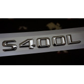 S400L Bagaj Krom Metal 3M 3D Yazı Logo - 1