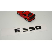 E 550 Bagaj Parlak Siyah ABS 3M 3D Yazı Logo - 2