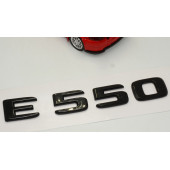 E 550 Bagaj Parlak Siyah ABS 3M 3D Yazı Logo - 3