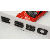 E 550 Bagaj Parlak Siyah ABS 3M 3D Yazı Logo - 4