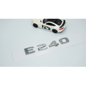DK Tuning E240 Bagaj Krom ABS 3M 3D Yazı Logo Benz İle Uyumlu - 2