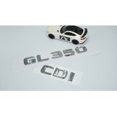 DK Tuning GL350 CDi Bagaj Krom ABS Yazı Logo Benz İle Uyumlu - 2