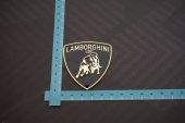 Lombarghini Krom Metal Body 3M 3D Logo Amblem - 3