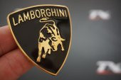 Lombarghini Krom Metal Body 3M 3D Logo Amblem - 1