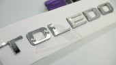 Seat Toledo Bagaj Krom ABS 3M 3D Yazı Logo Amblem - 1