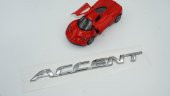 Hyundai Accent Bagaj ABS 3M 3D Yazı Logo Amblem - 2