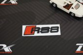 Audi RS8 Bagaj Siyah Metal Yazı Logo Amblem Orjinal Ürün - 2