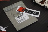 Audi RS8 Bagaj Siyah Metal Yazı Logo Amblem Orjinal Ürün - 5