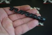 Bmw Turbo Bagaj Krom Metal 3M 3D Bagaj Yazı Logo K - 1