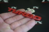 Bmw Turbo Bagaj Krom Metal 3M 3D Bagaj Yazı Logo K - 2