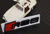 Audi RS8 Bagaj Siyah Metal Yazı Logo Amblem Orjinal Ürün - 6