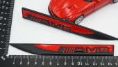 Mercedes Benz AMG Logo Çamurluk Yanı Krom Metal Bıçak Logo - 7