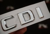 DK Tuning Benz CDİ Bagaj Krom ABS Orjinal Yazı Logo - 1